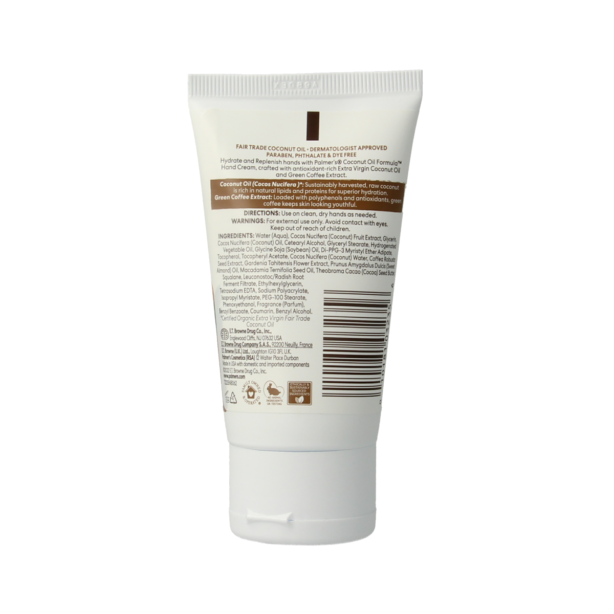 Palmers Coconut oil formula hand cream tube 60.00 Gram