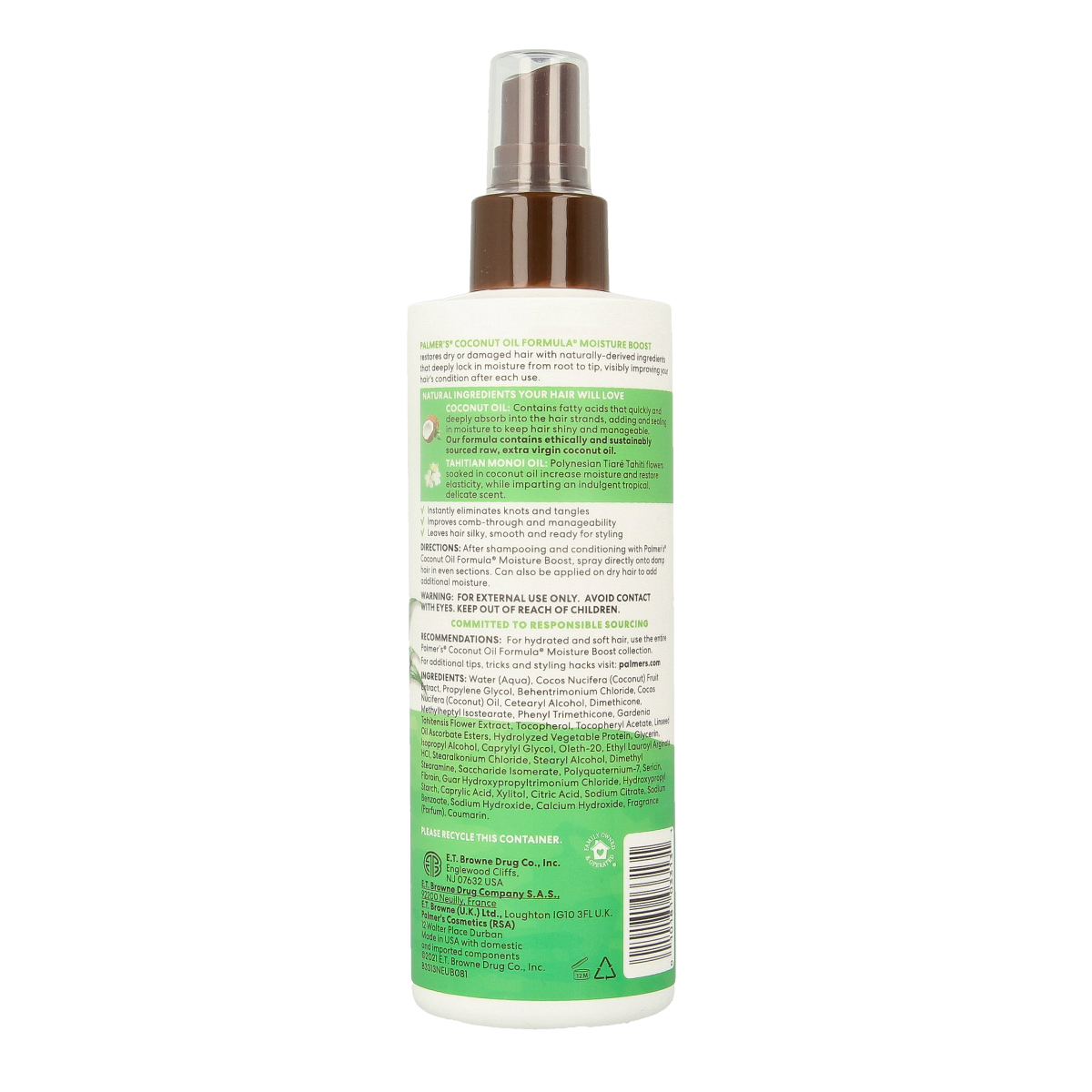 Palmers Conditioner coconut oil formula leave in 250.00 Milliliter