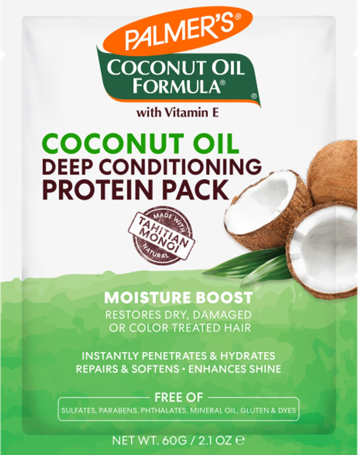 Palmers Coconut oil conditioning  protein pack 60.00 Gram