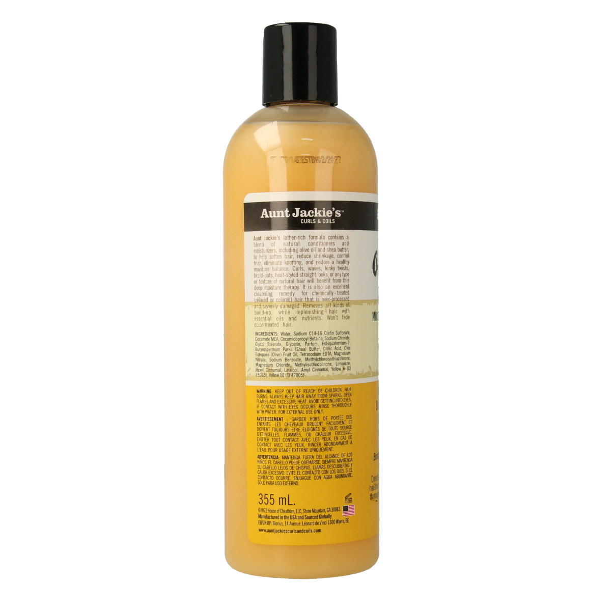 Aunt Jackie's  Shampoo oh so clean 355.00 Milliliter