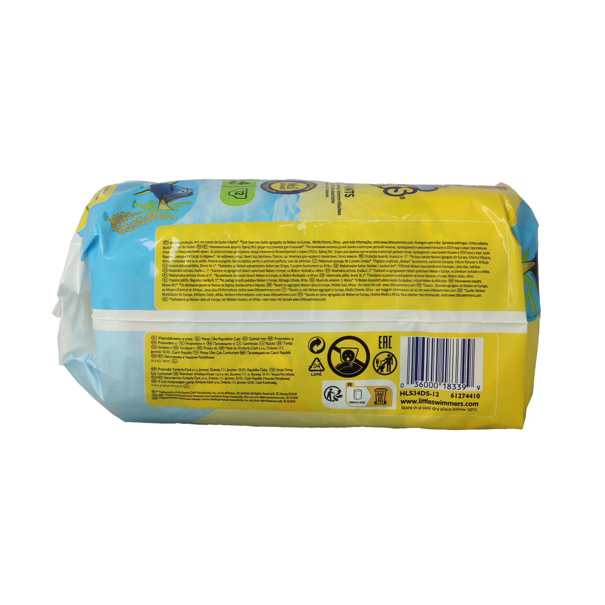 Huggies Little swimmers maat 3-4 7-15kg 12.00 Stuks