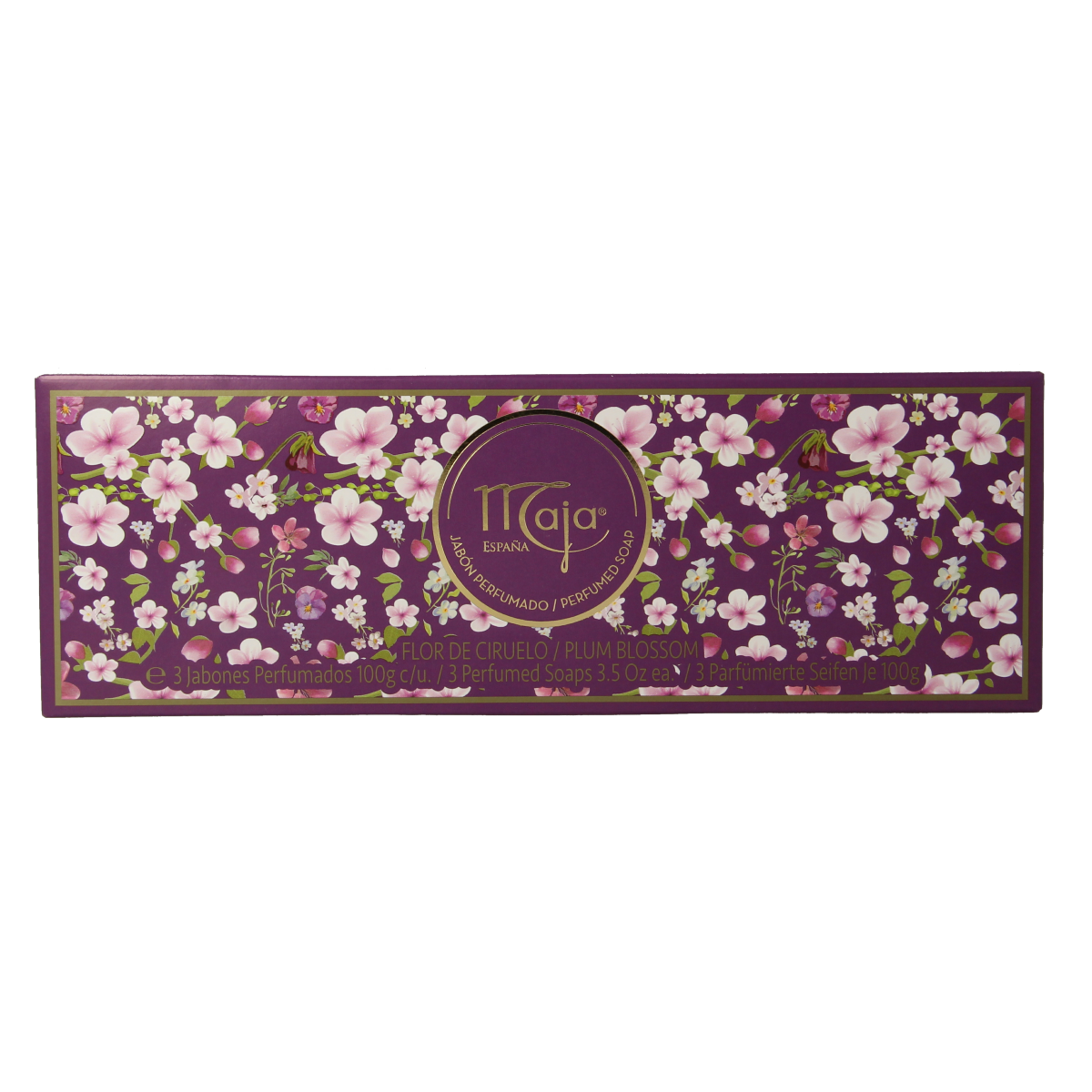 Maja Plum blossom zeep 3 x 100 gram 300.00 Gram