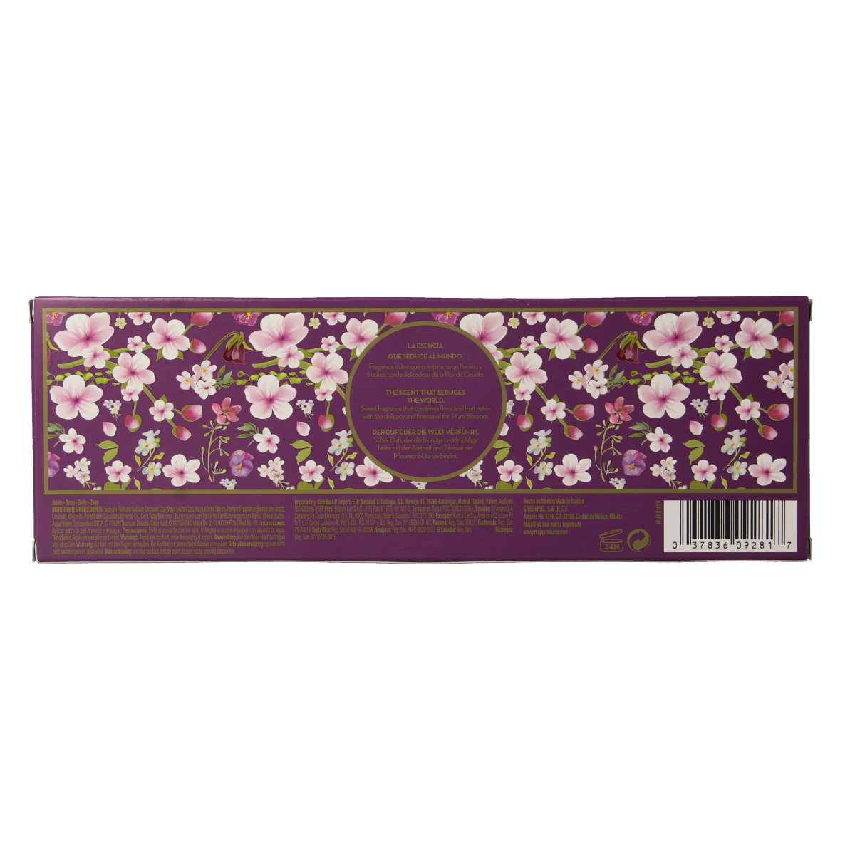 Maja Plum blossom zeep 3 x 100 gram 300.00 Gram
