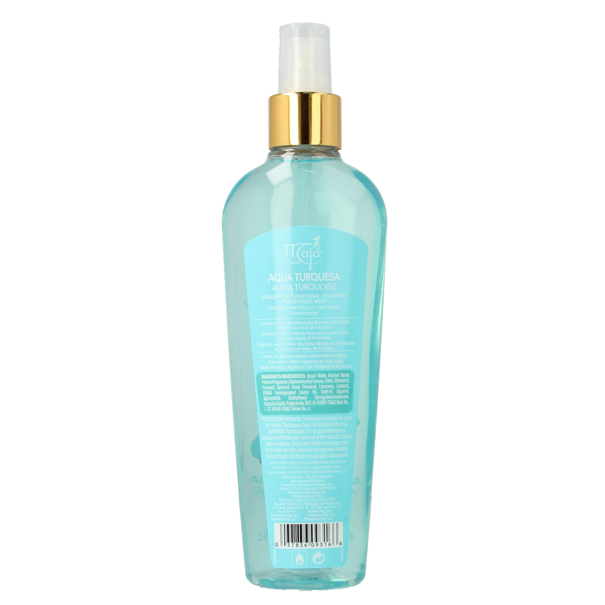 Maja Aqua turquesa fragrance mist 240.00 Milliliter