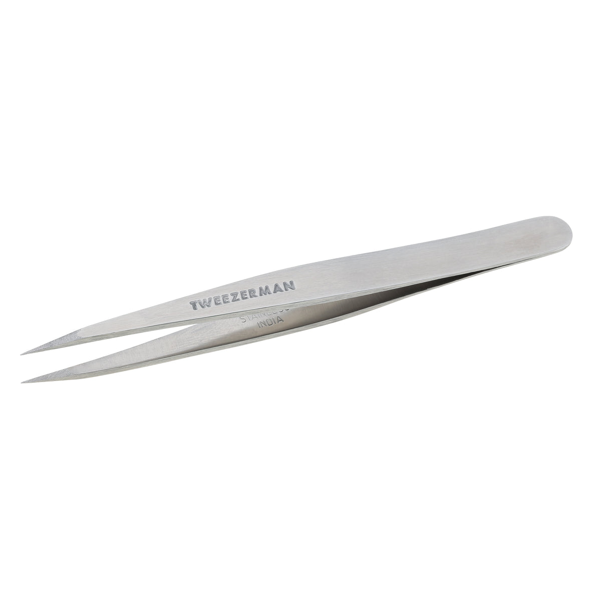 Tweezerman Tweezer punt klassiek stainless steel 1.00 Stuks