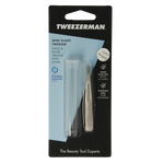 Tweezerman Mini slant tweezer klassiek stainless steel 1.00 Stuks