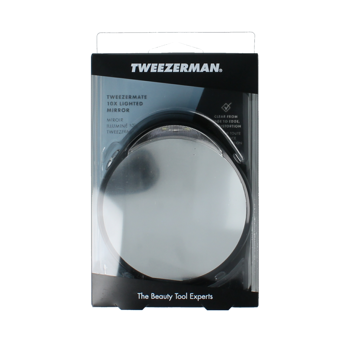 Tweezerman Spiegel met licht vergroot 10x 1.00 Stuks