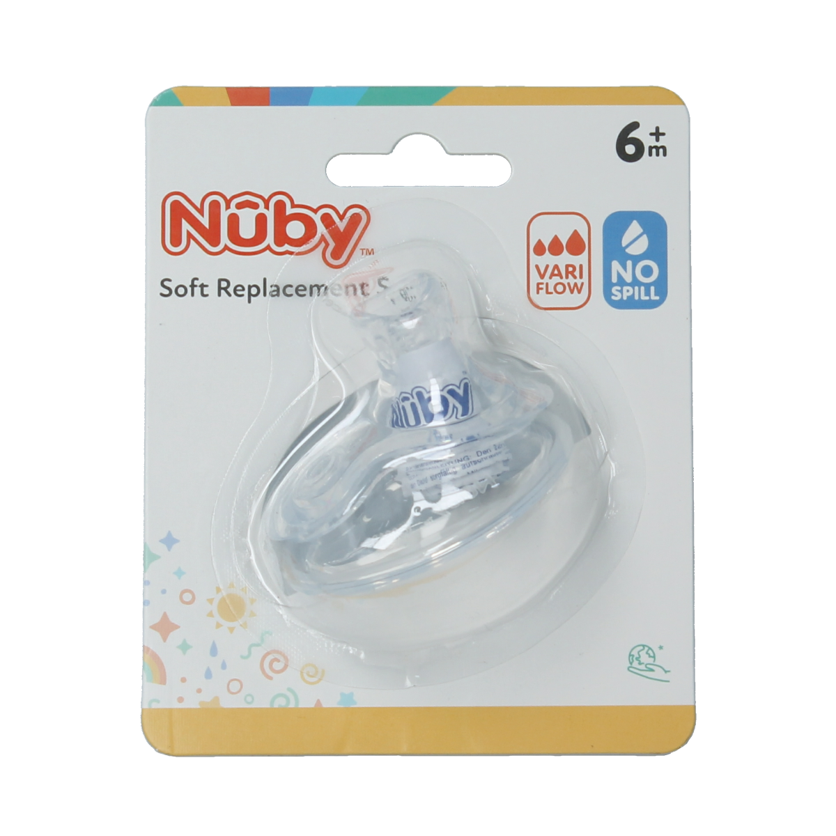 Nuby Vervangspeen beker ID10052 1.00 Stuks