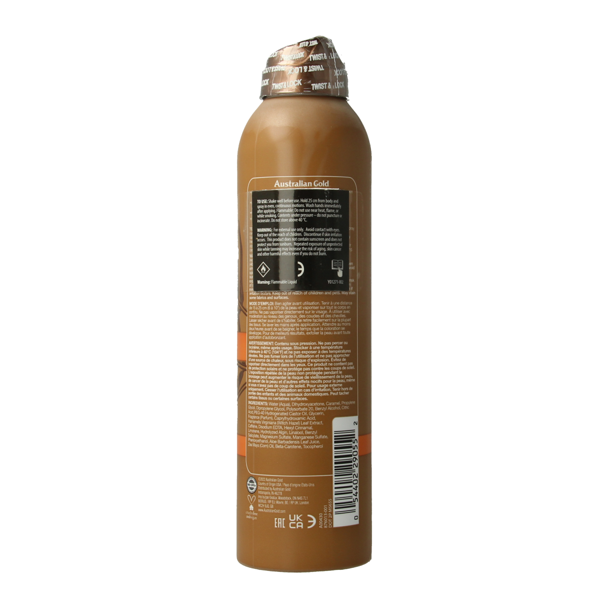 Australian Gold Instant sunless spray  177.00 Milliliter