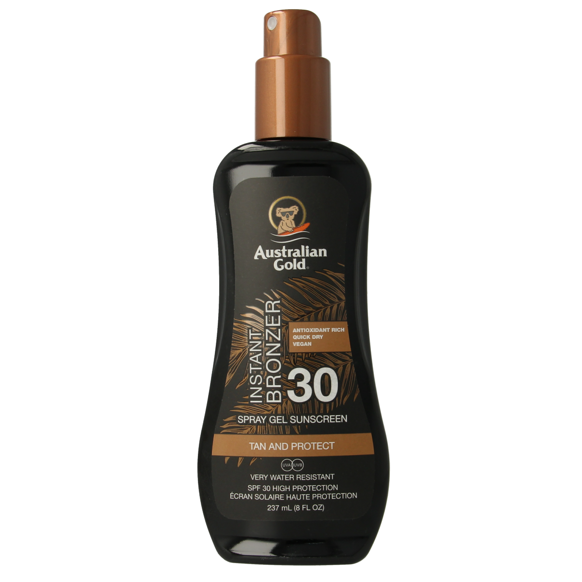 Australian Gold Spray gel bronzer SPF30 237.00 Milliliter