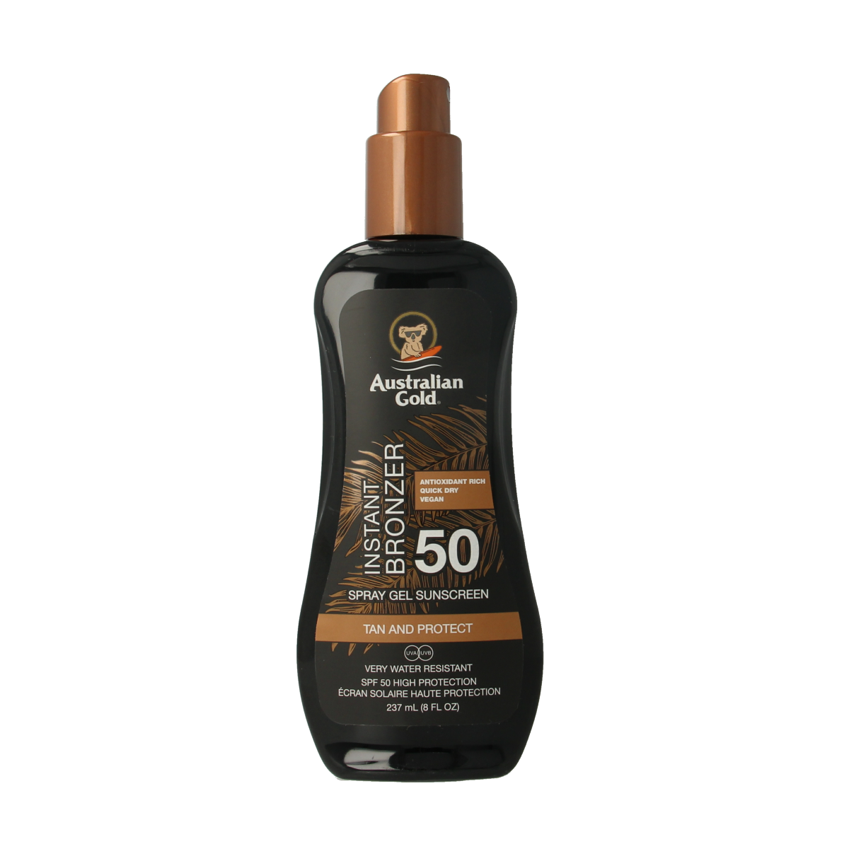 Australian Gold Spray gel bronzer SPF50 237.00 Milliliter