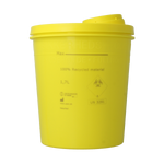 Uson Plast Naaldencontainer 1.7 liter geel gerecycled plastic 1.00 Stuks