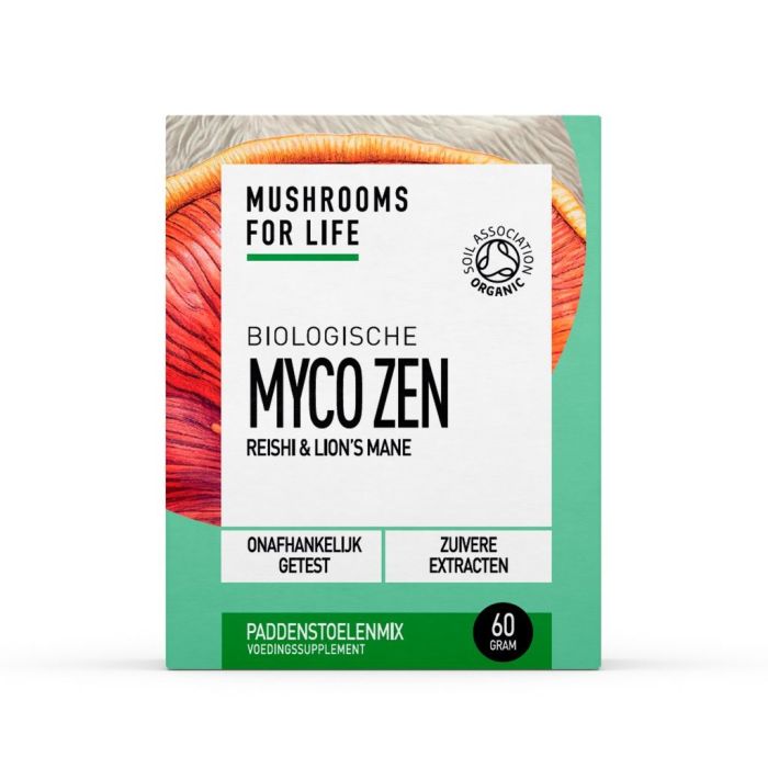 Mushrooms for Life Myco zen poeder bio 60.00 Gram