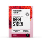 Mushrooms for Life Reishi sporen poeder bio 60.00 Gram