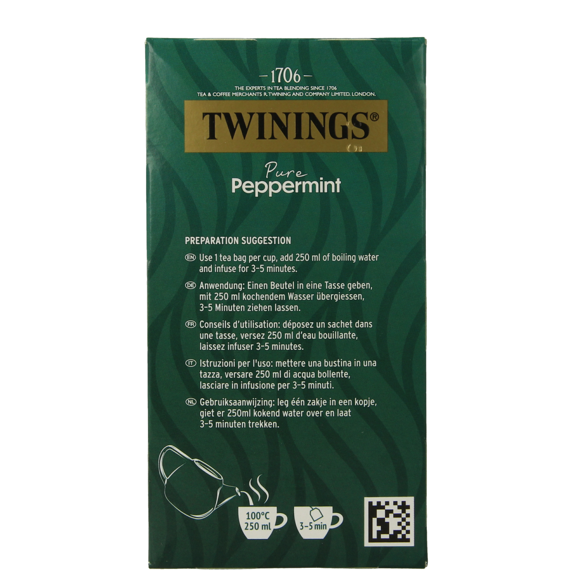 Twinings Pepermunt 20.00 Zakjes