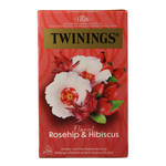 Twinings Rozenbottel hibiscus 20.00 Zakjes