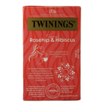 Twinings Rozenbottel hibiscus 20.00 Zakjes