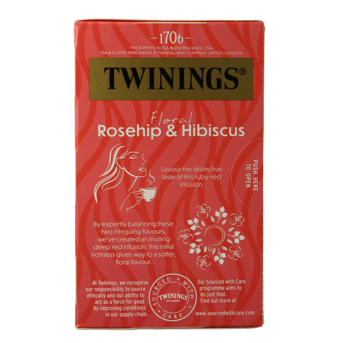 Twinings Rozenbottel hibiscus 20.00 Zakjes