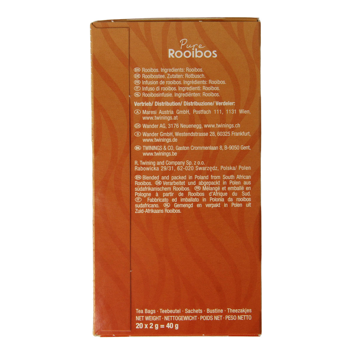 Twinings Rooibos 20.00 Zakjes