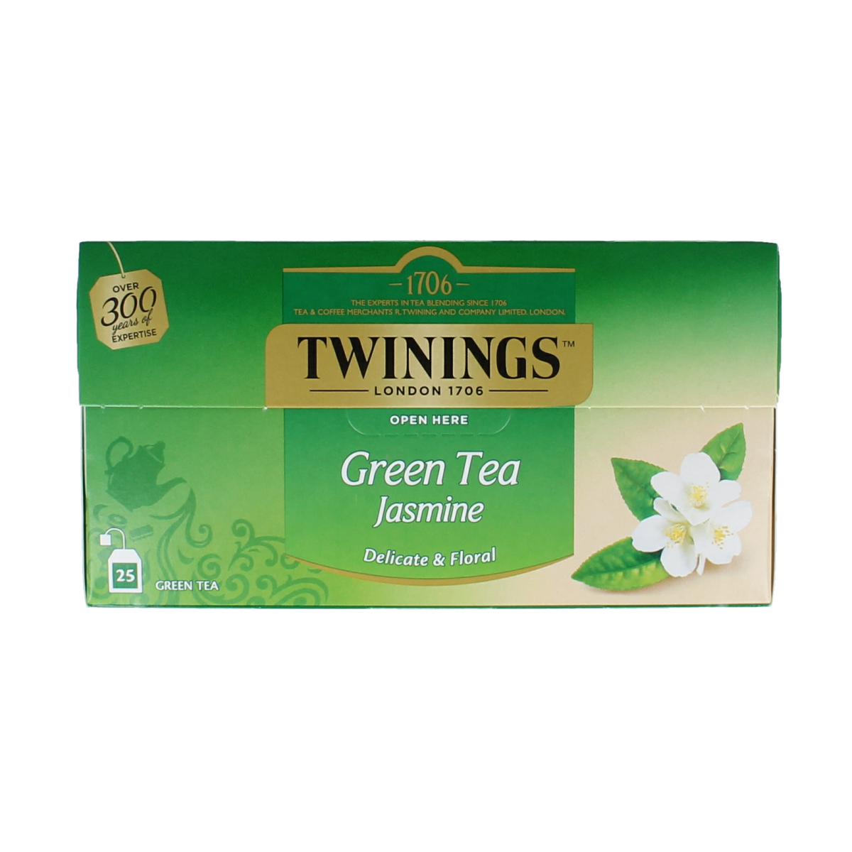 Twinings Groene thee jasmijn 25.00 Zakjes