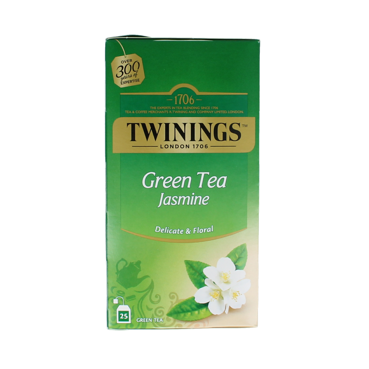 Twinings Groene thee jasmijn 25.00 Zakjes