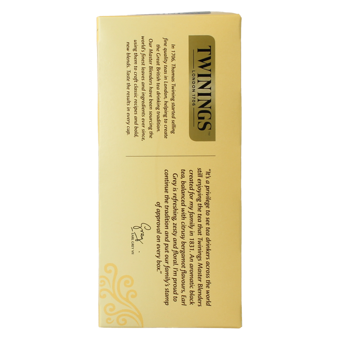 Twinings Earl grey envelop zwart 25.00 Zakjes