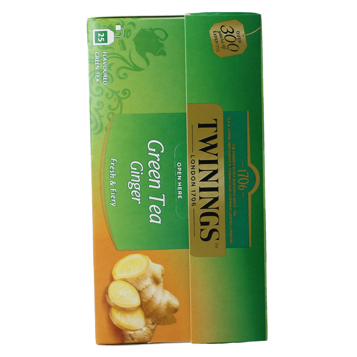 Twinings The vert gingembre 25.00 Zakjes