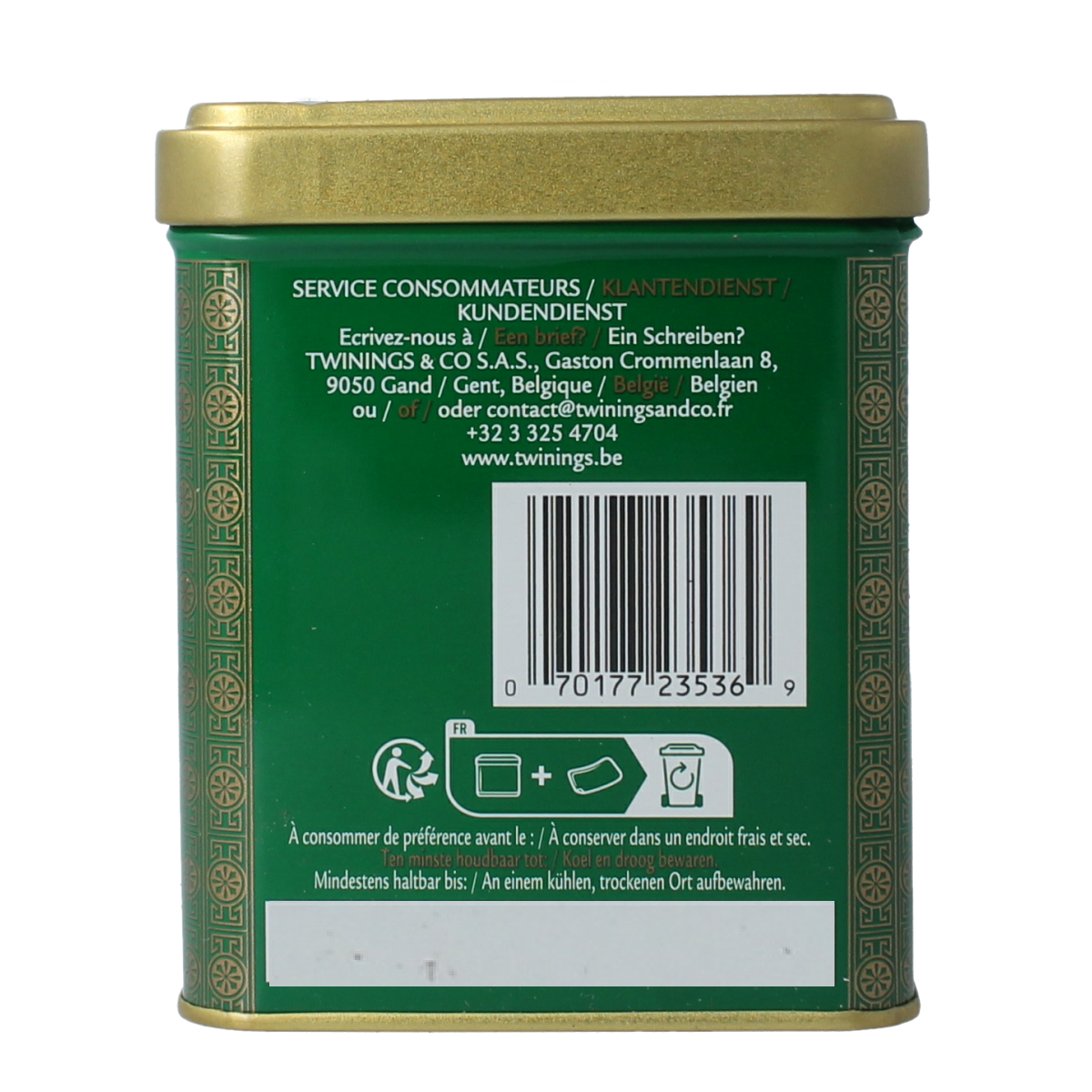 Twinings Gunpowder blik natural 200.00 Gram