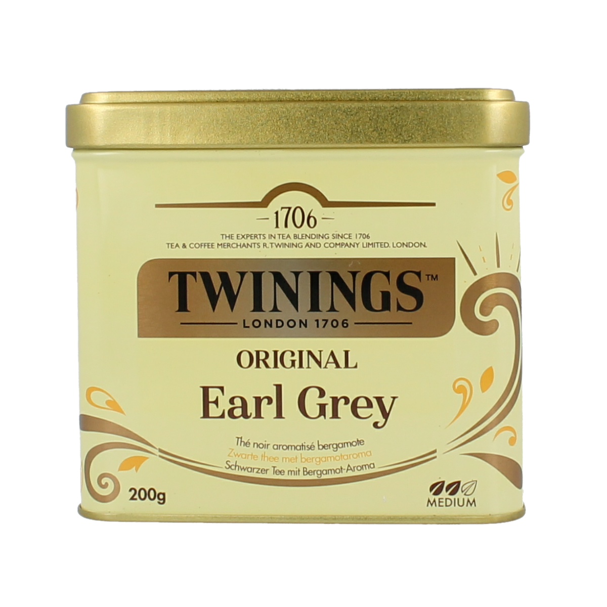 Twinings Earl grey thee blik 200.00 Gram