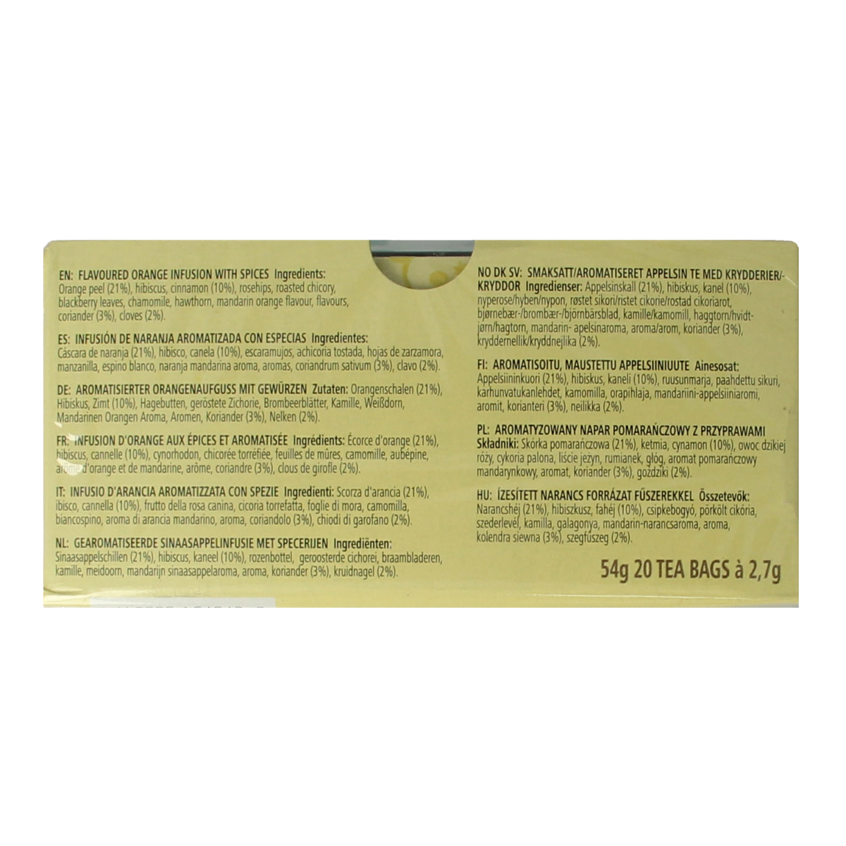 Celestial Season Mandarin orange spice herb tea 20.00 Zakjes
