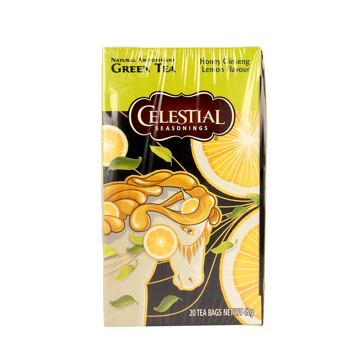 Celestial Season Honey lemon ginseng green tea  20.00 Zakjes