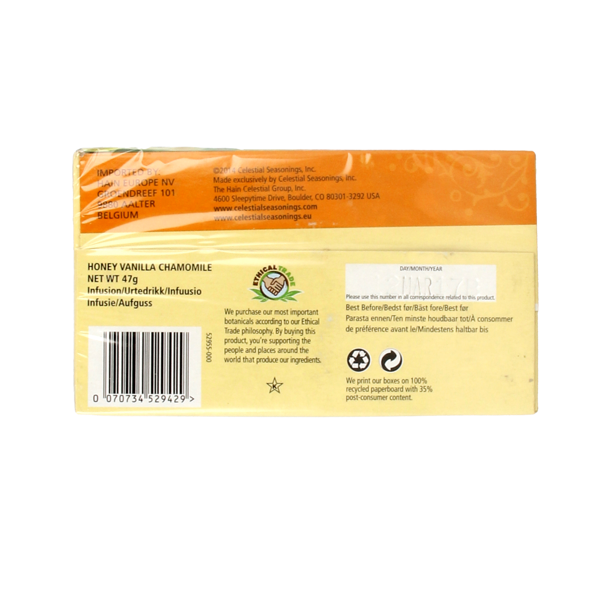 Celestial Season Honey vanilla chamomile 20.00 Zakjes