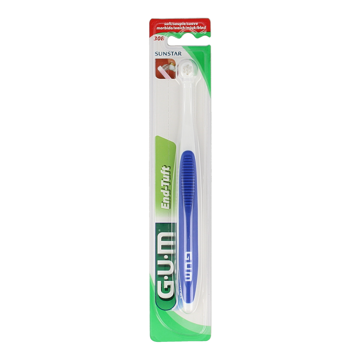 GUM Tandenborstel end-tuft 308MA 1.00 Stuks