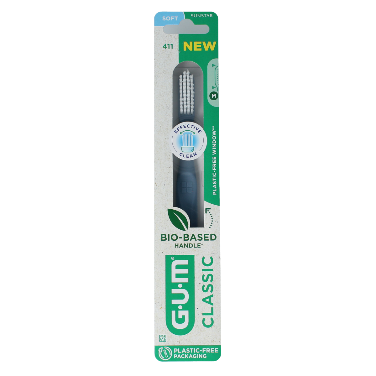 GUM Tandenborstel classic soft grote kop 1.00 Stuks