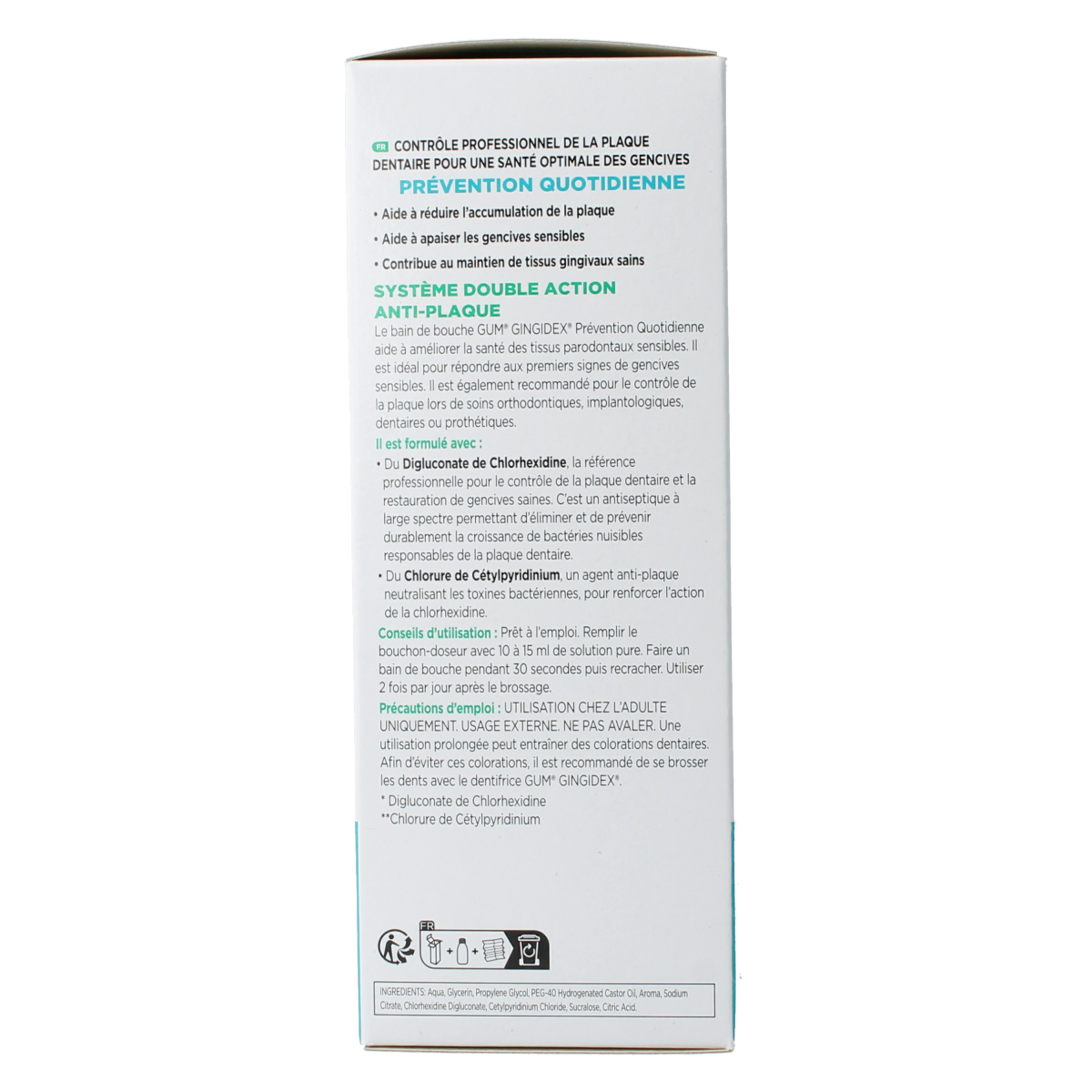 GUM Gingidex mondspoelmiddel 300.00 Milliliter