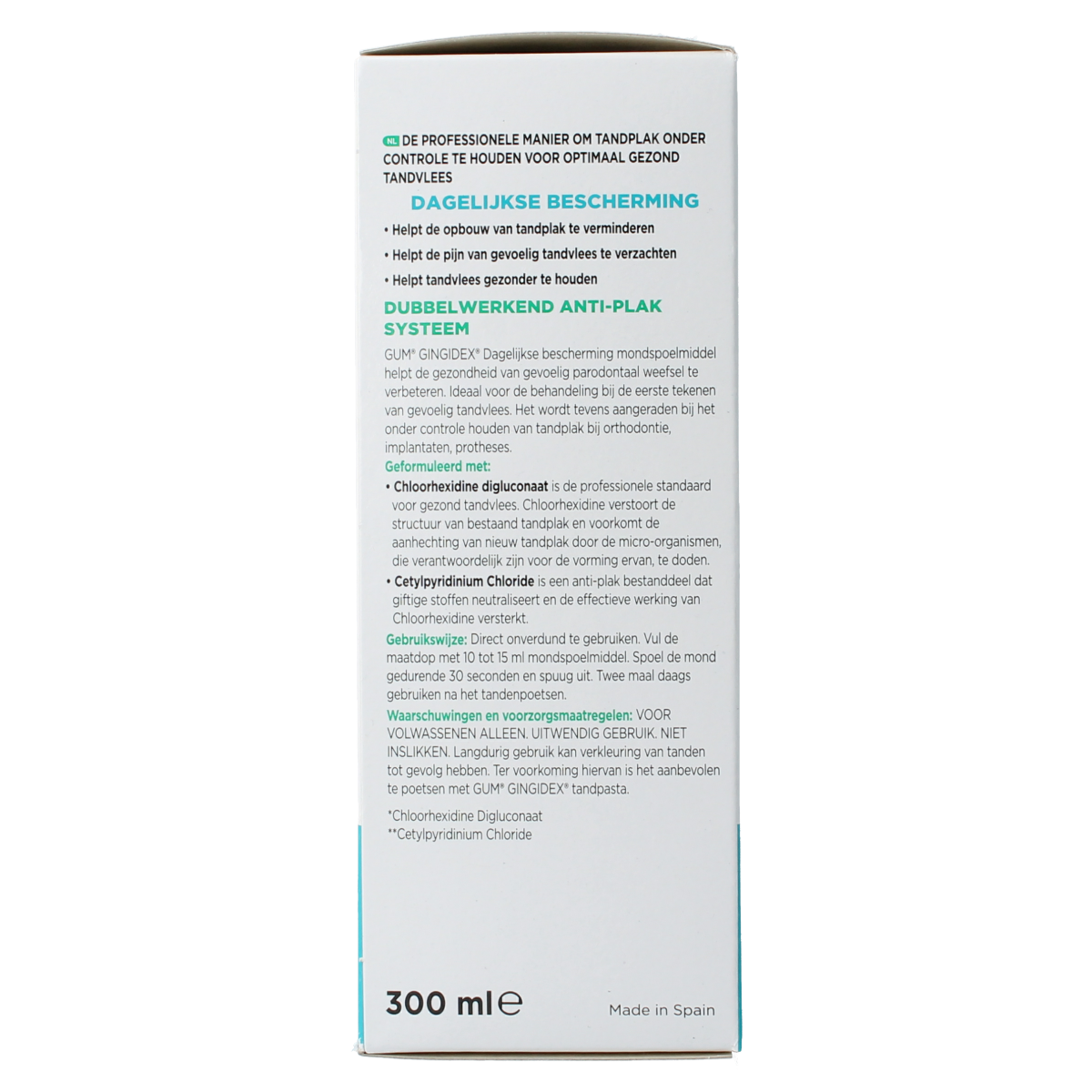 GUM Gingidex mondspoelmiddel 300.00 Milliliter