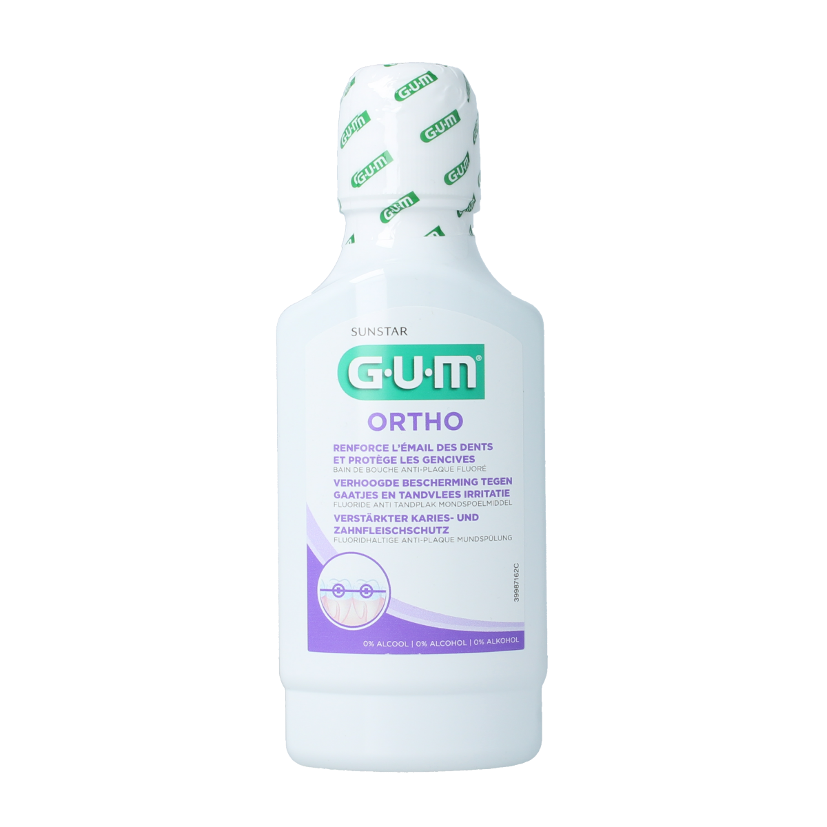 GUM Ortho mondspoelmiddel 300.00 Milliliter