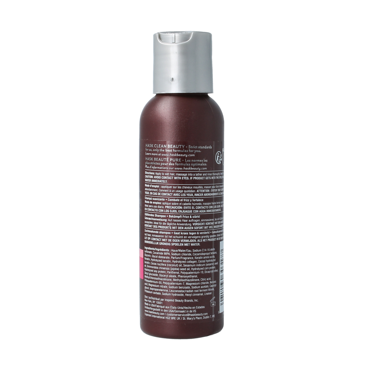 HASK Keratin protein smoothing shampoo travel size 100.00 Milliliter
