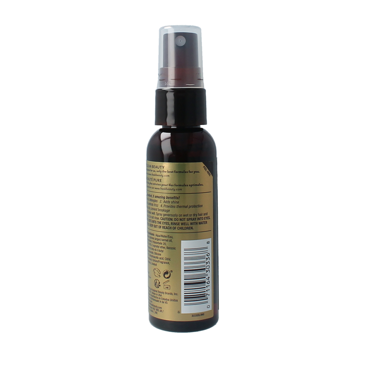 HASK Argan oil repair 5-in-1 leave in spray travel size 52.00 Milliliter