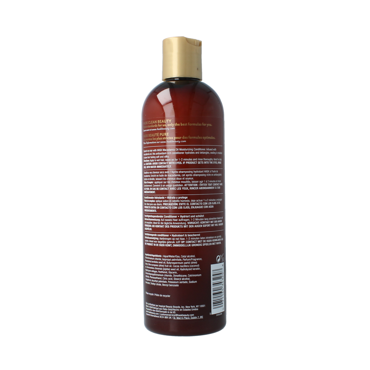 HASK Conditioner moisuturizing macadamia oil 355.00 Milliliter