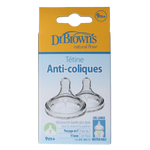 Dr. Brown's Options+ Y-speen brede halsfles 2.00 Stuks