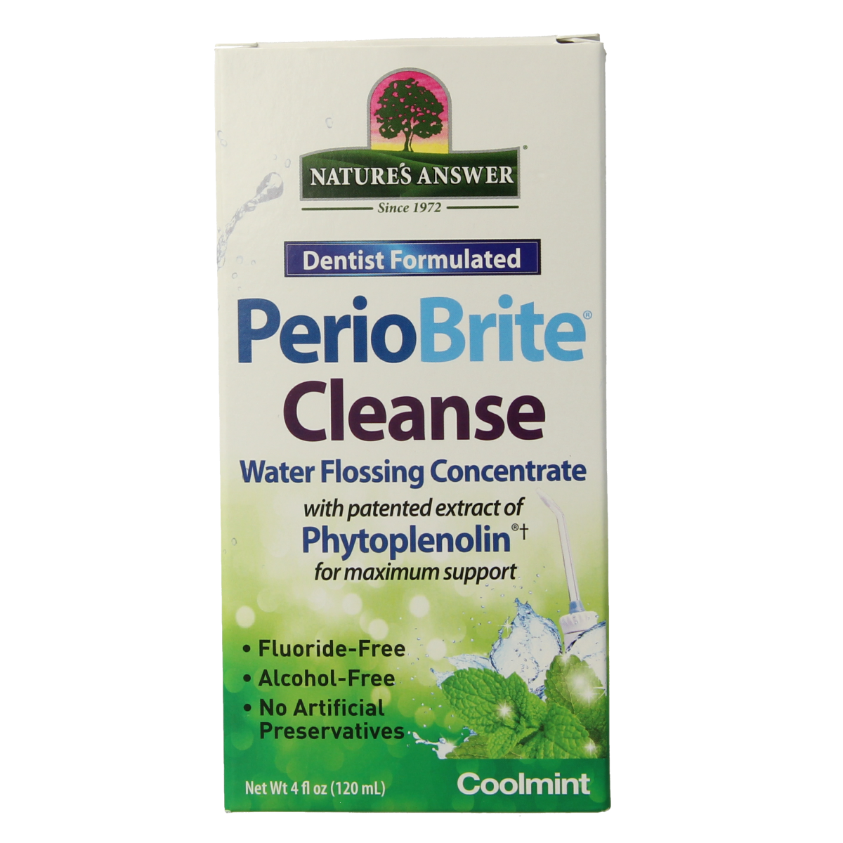 Natures Answer PerioBrite monddouche 22 kruiden en Q10 120.00 Milliliter