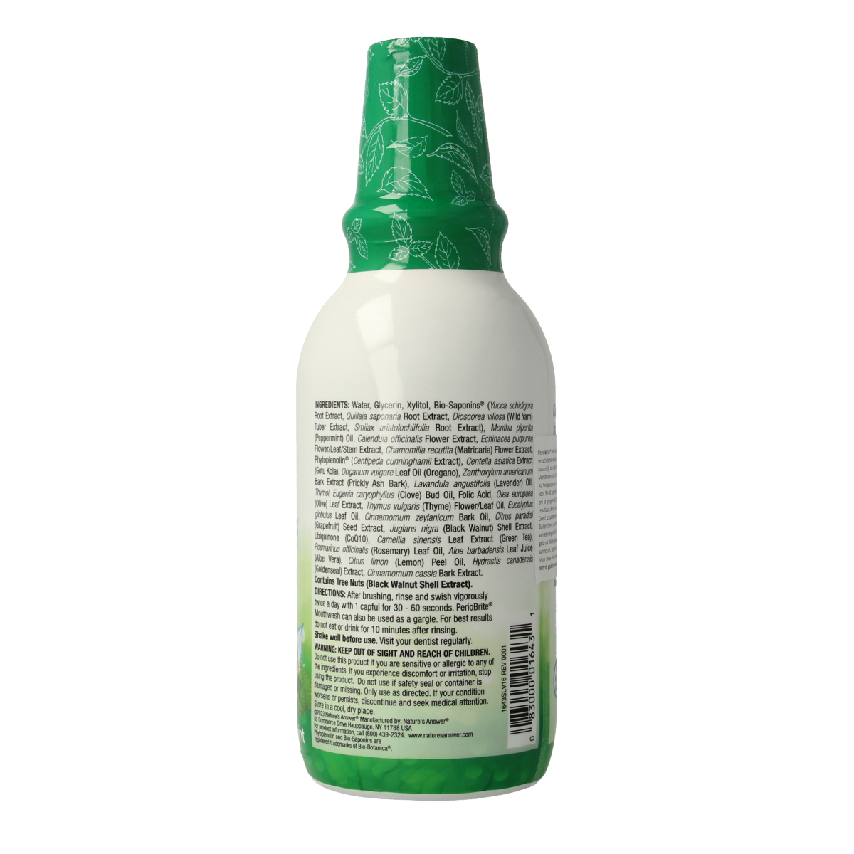 Natures Answer PerioBrite mondwater coolmint 480.00 Milliliter