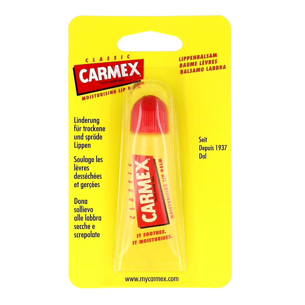 Carmex  Lip balm classic tube 10.00 Gram