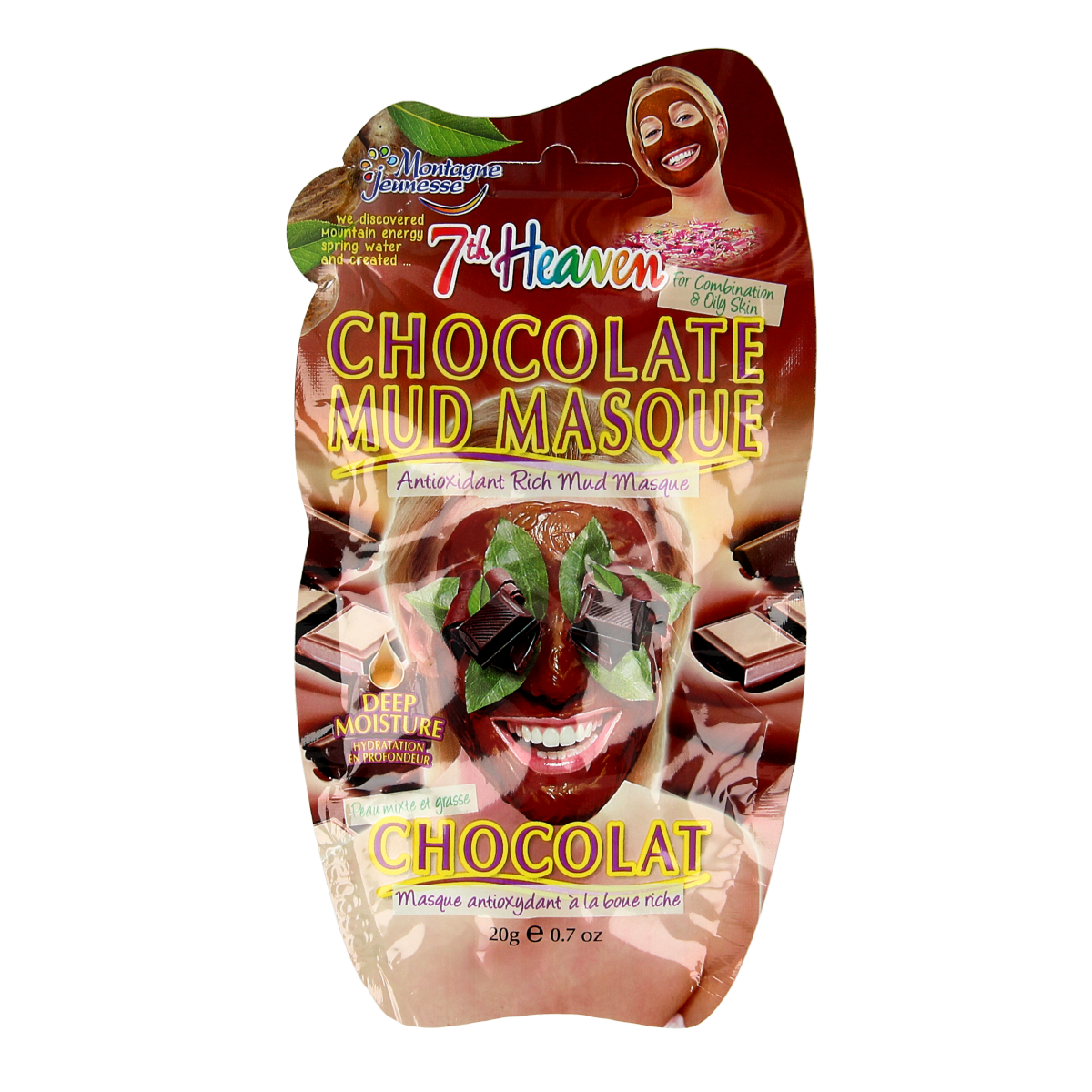 Montagne 7th Heaven gezichtsmasker chocolate mud 20.00 Gram