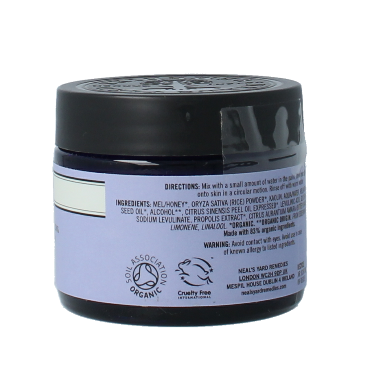 Neals Yard Remedies Facescrub honey and orange 75.00 Gram