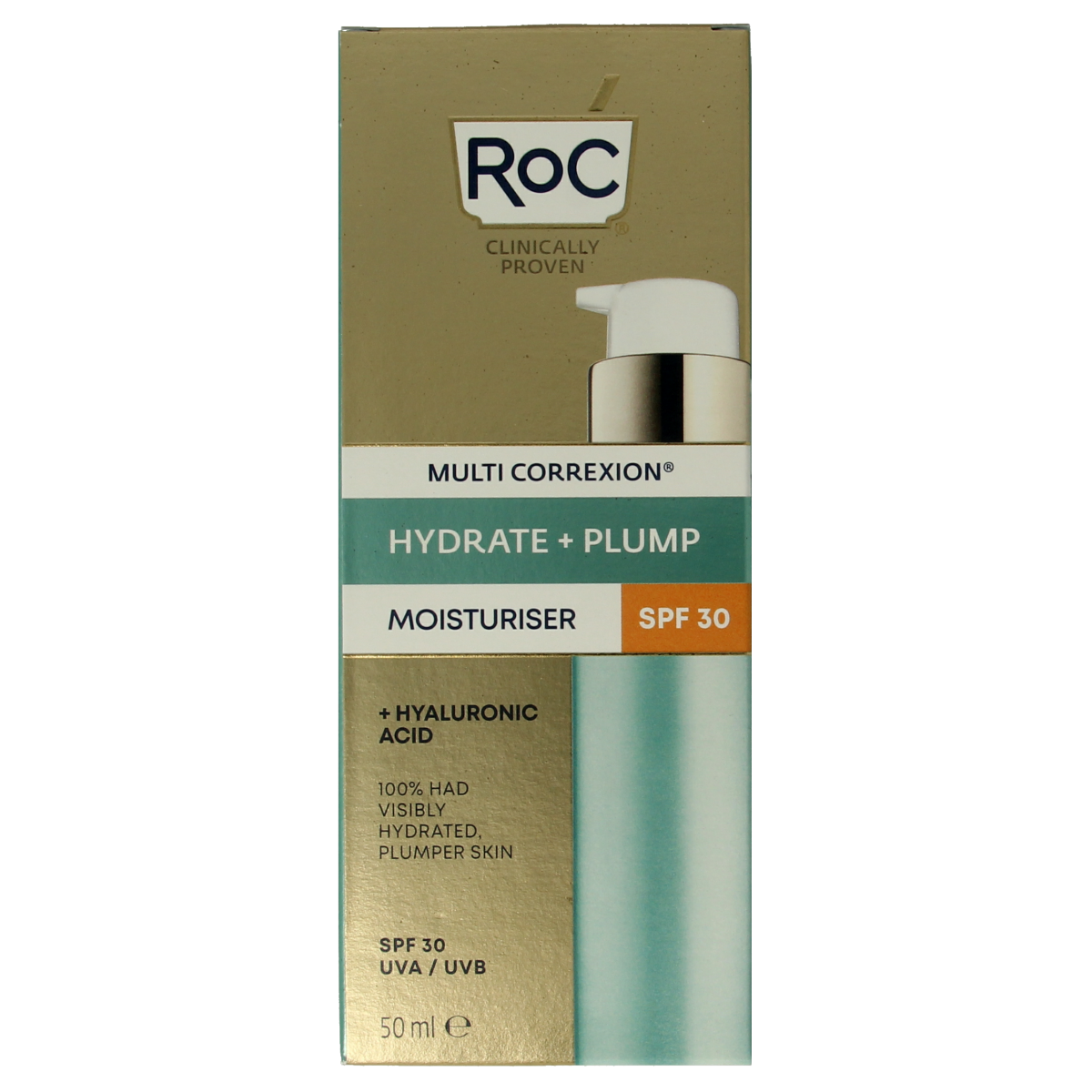 ROC Multi correxion hydrate+plump moisturiser SPF30 50.00 Milliliter