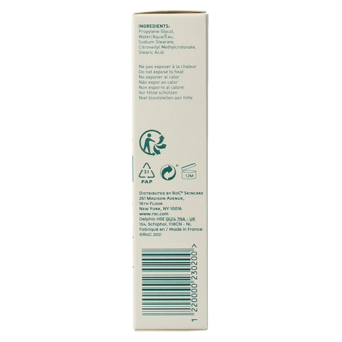 ROC Keops deodorant stick 40.00 Milliliter