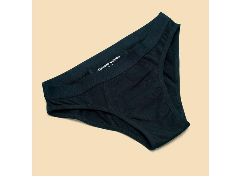 Cheeky Wipes Menstruatie ondergoed Feeling Sporty zw maat 38-40 1.00 Stuks