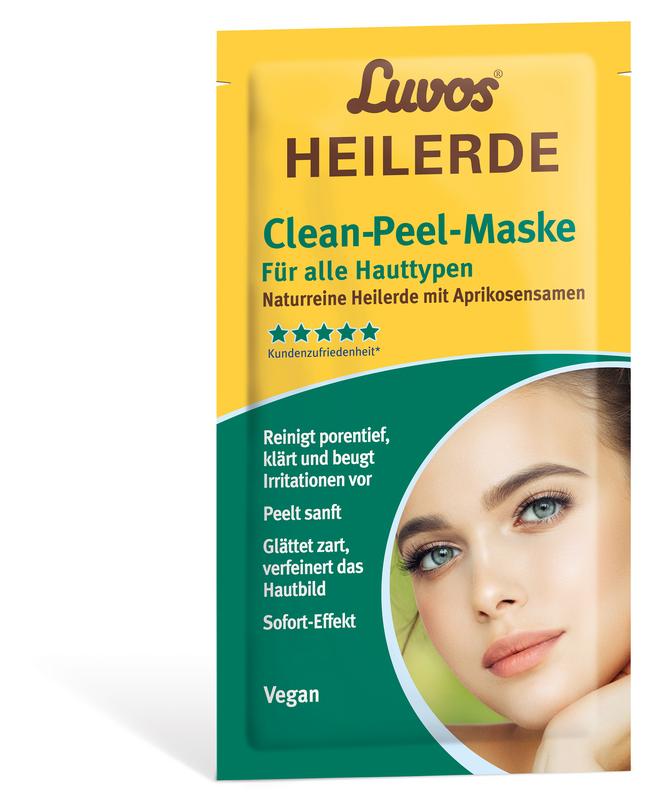 Luvos Heilaarde clean-peel masker alle huidtypes 7.5ml 2.00 Stuks